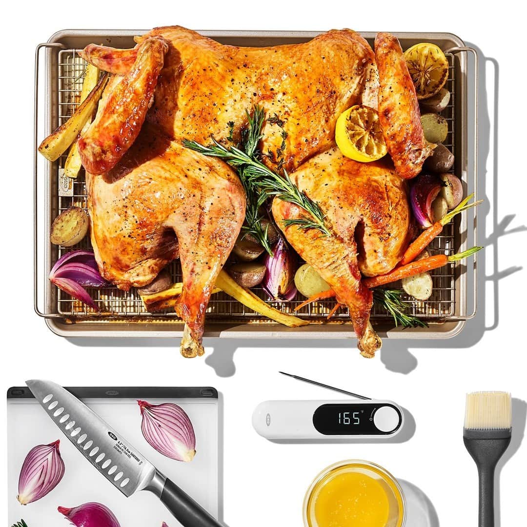 OXOのインスタグラム：「Whether you're a seasoned pro or hosting your first Thanksgiving, OXO has the tools you will need for a successful day. Shop now at the link in bio. #OXOBetter」