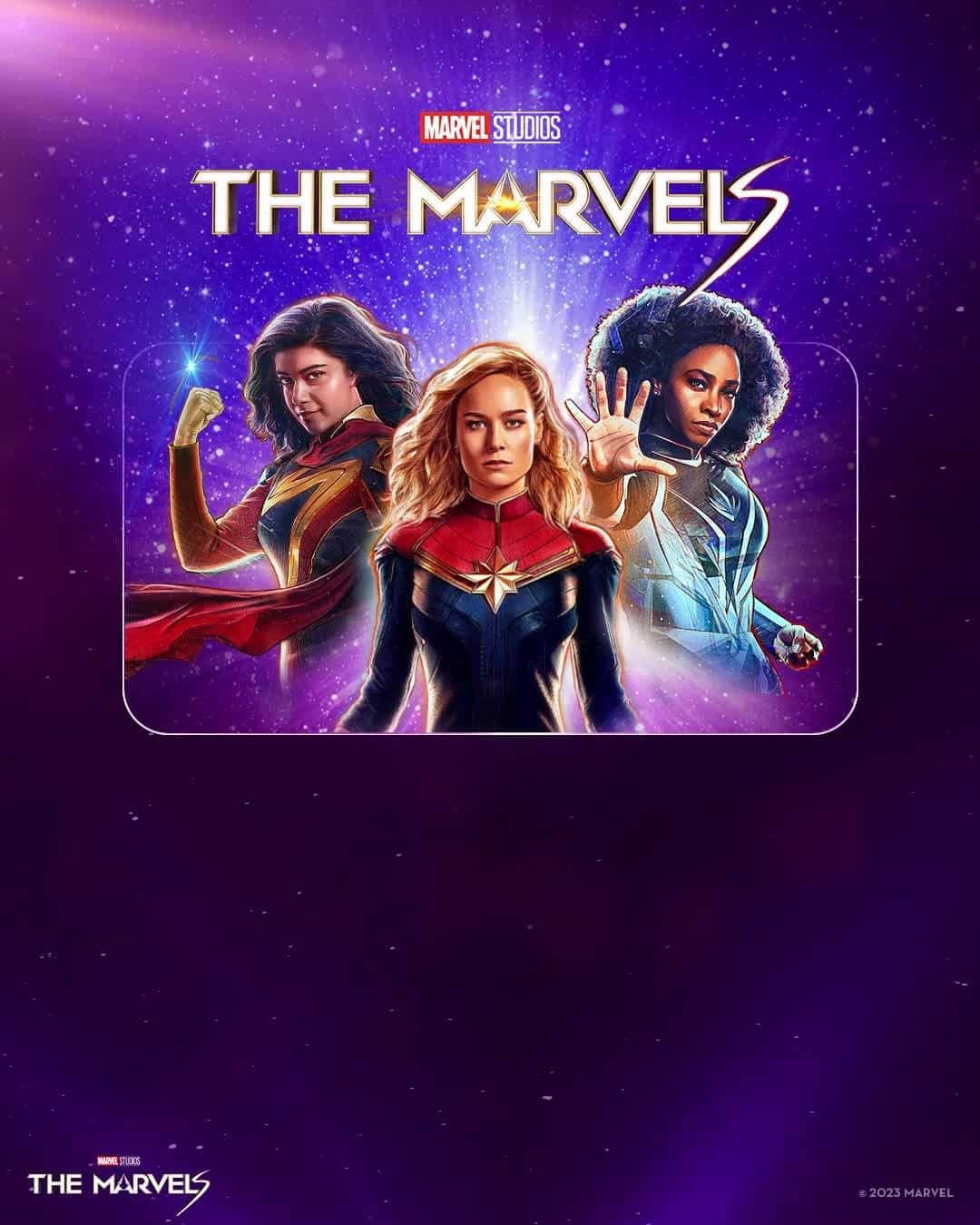 Disneyのインスタグラム：「It's your turn to switch places with one of #TheMarvels! 💫 Swipe to see if you're more like Captain Marvel, Monica Rambeau, or Ms. Marvel.   Catch @MarvelStudios' The Marvels in theaters now.」