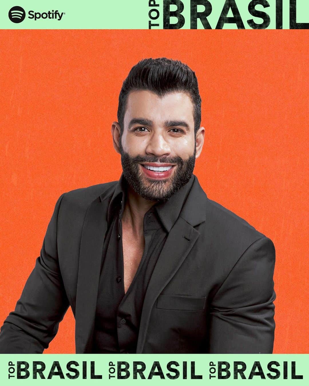 グスタボ・リマのインスタグラム：「Top Brasil é meu país, e já tem meu embaixador.  Vem de play na playlist mais bombada do país pra ouvir Gusttavo Lima junto com os maiores artistas do momento! 🔥」