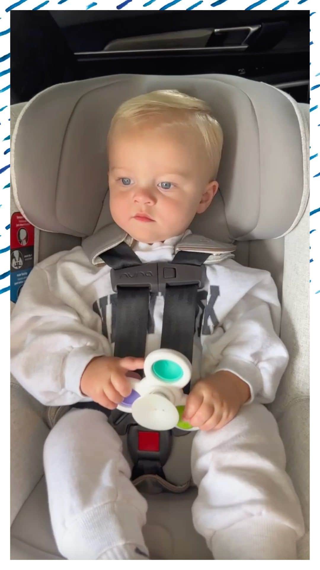 nunaのインスタグラム：「Experience the ease of traveling with the REVV rotating convertible car seat, expertly designed for hassle-free ins and outs with your little one. A special shoutout to @jensenarnold_ for sharing this video, showcasing just how convenient and easy the REVV is!」
