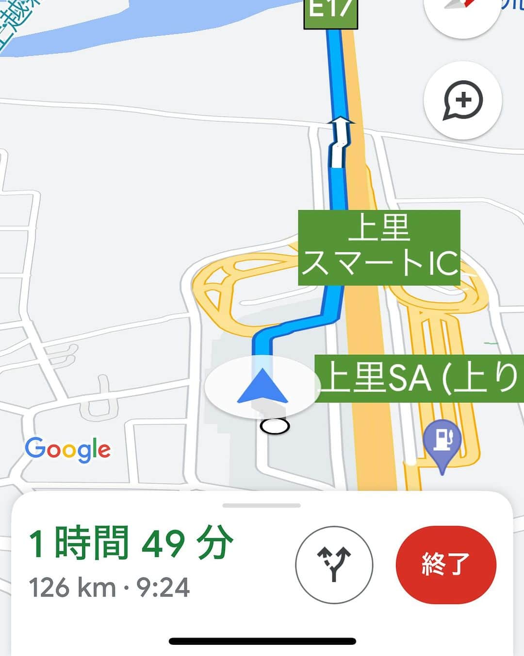 のインスタグラム：「あと126km😅」