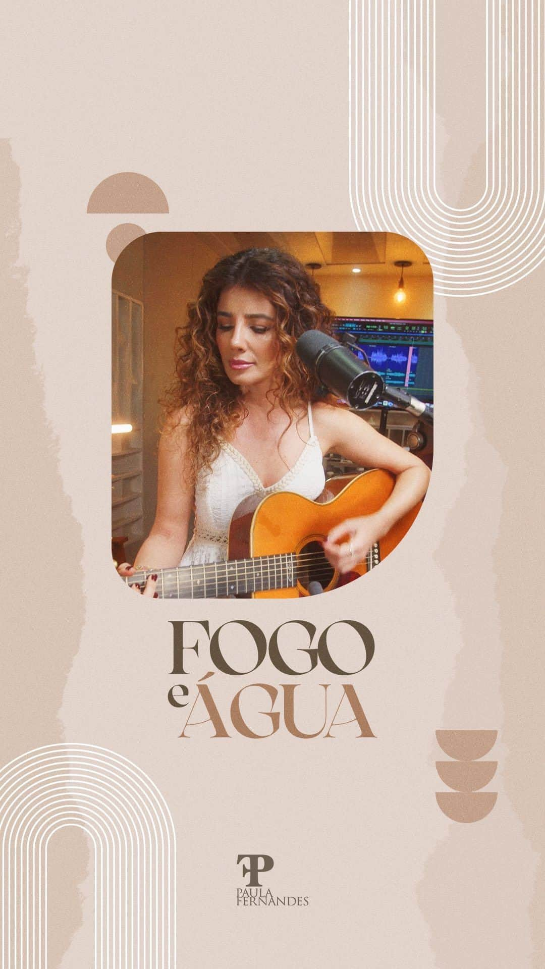 ポーラ・フェルナンデスのインスタグラム：「🎵 Fogo & Água   ✍🏻 Paula Fernandes, Elias Mafra, Juan Marcus, Gabriel Rocha, Luigi」