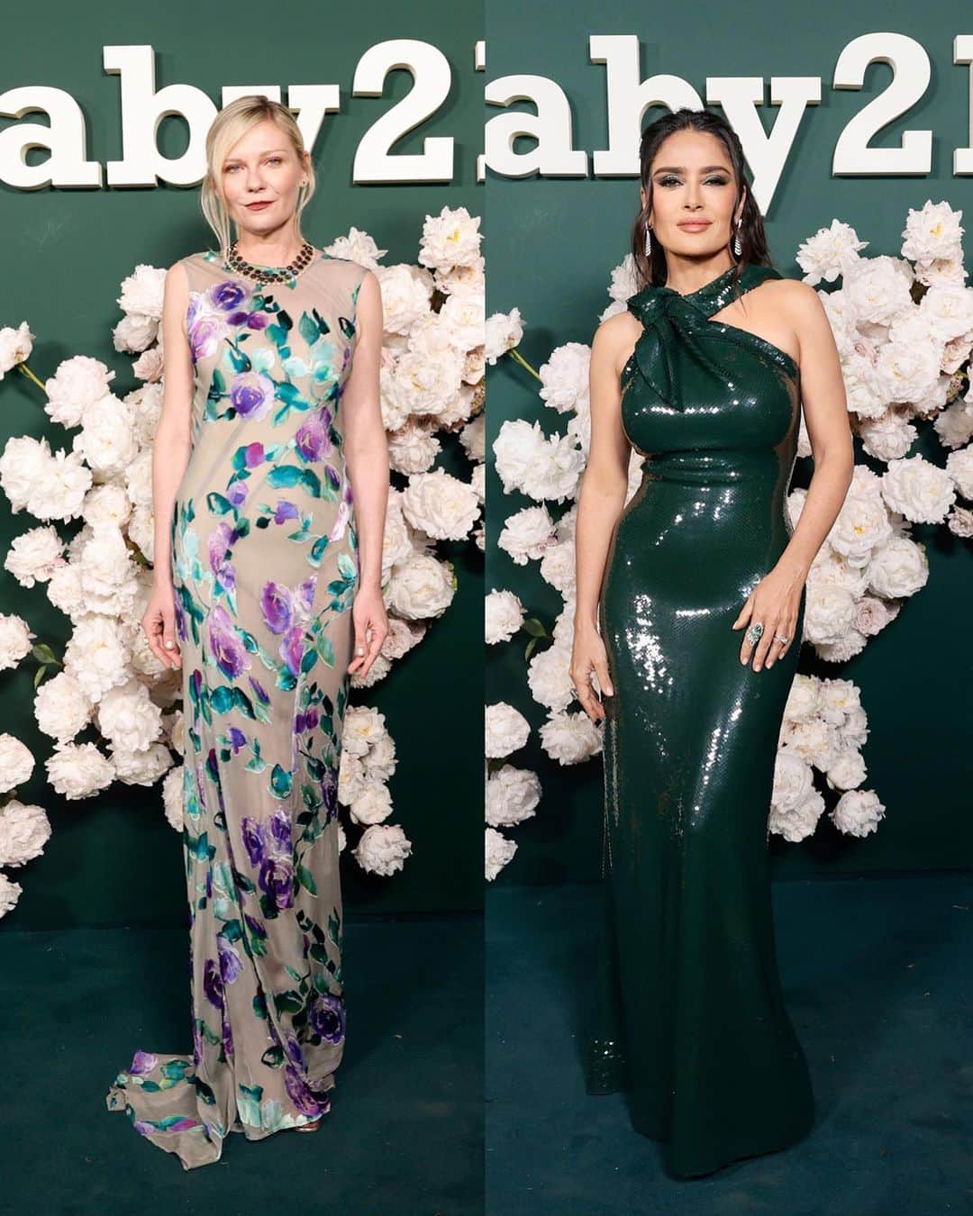 The Zoe Reportのインスタグラム：「The stars pulled out all the sartorial stops for the annual Baby2Baby Gala in Los Angeles. The red carpet was overflowing with A-plus designer looks, from #KirstenDunst’s Dries Van Noten gown to #SofiaRichieGrainge’s Pre-Fall 2018 Chanel look. Tap the link in bio for more.   📷: Getty」