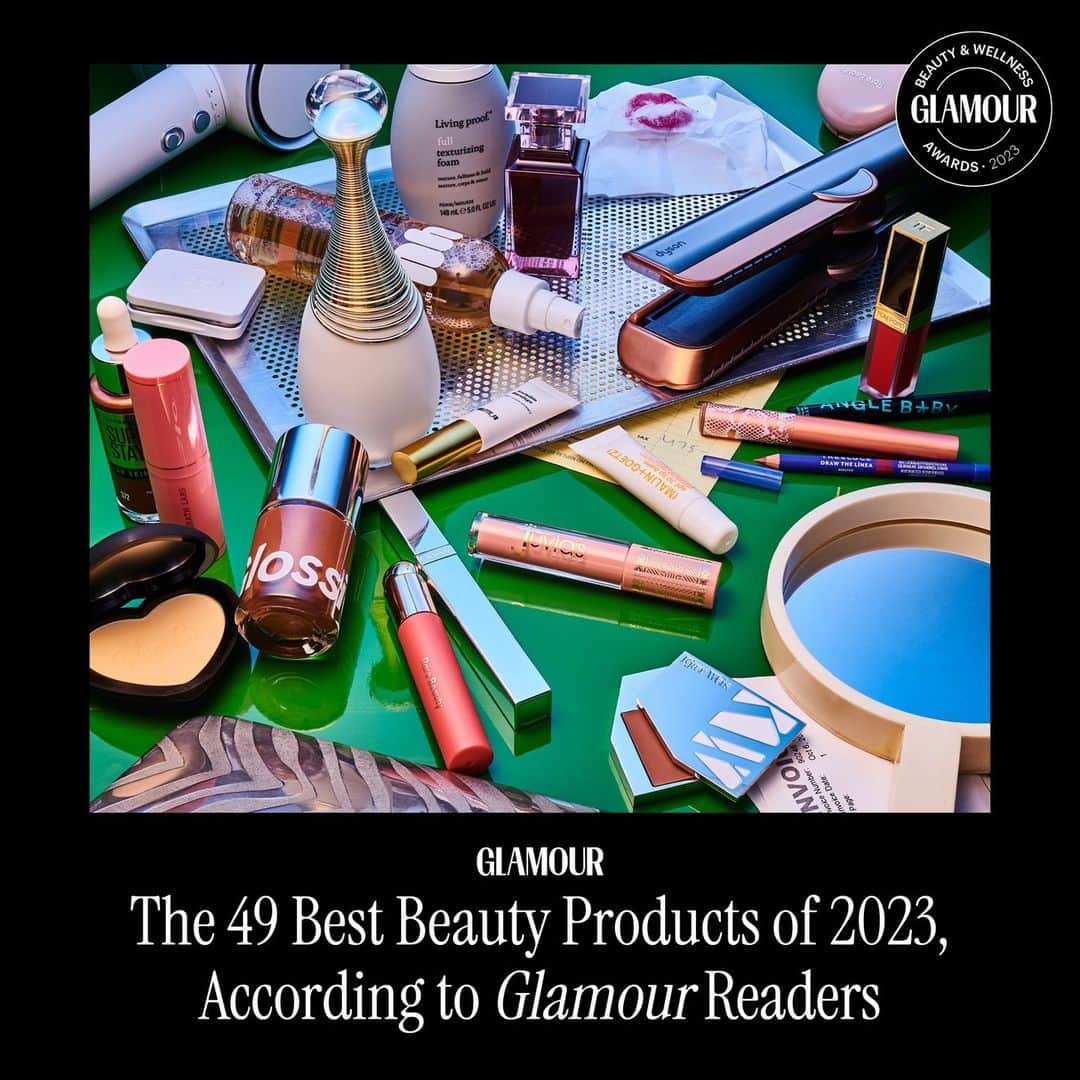 Glamour Magazineのインスタグラム：「Thousands of votes can't be wrong. These are the best skin, hair, and makeup must-haves you love most. Shop the readers' choice products now at the link in bio. #GlamourBeautyAwards #GlamourWellnessAwards」