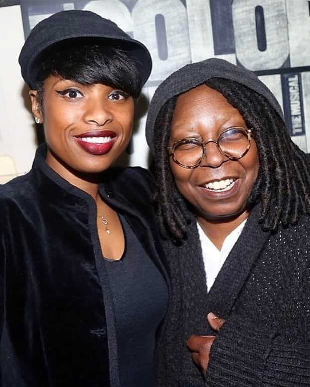 ジェニファー・ハドソンのインスタグラム：「Wishing a very happy birthday to this trailblazing legend. @whoopigoldberg, we celebrate u today and every day !!   📸: @bruglikas」