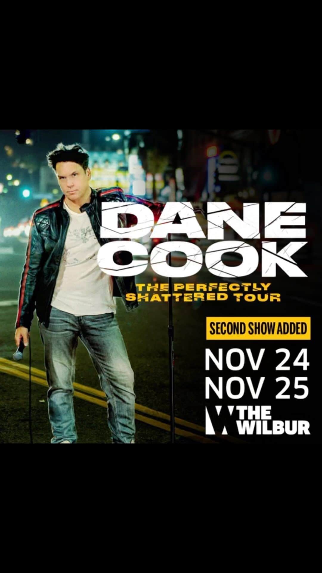 デイン・クックのインスタグラム：「Special times ahead at @the_wilbur so come join me for a wild two nights.」