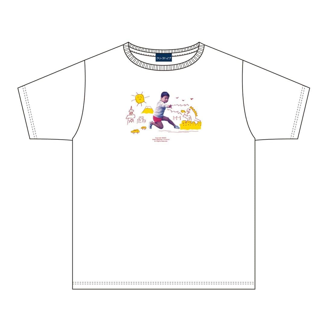 のインスタグラム：「【グッズ情報】 「尾崎世界観の日 特別篇 2023」NEW GOODS！  ①little sekaikan Tシャツ 3,500円 color：ホワイト size：M/L/XL  地元葛飾で過ごしていたあの頃を思い出すデザインです！」