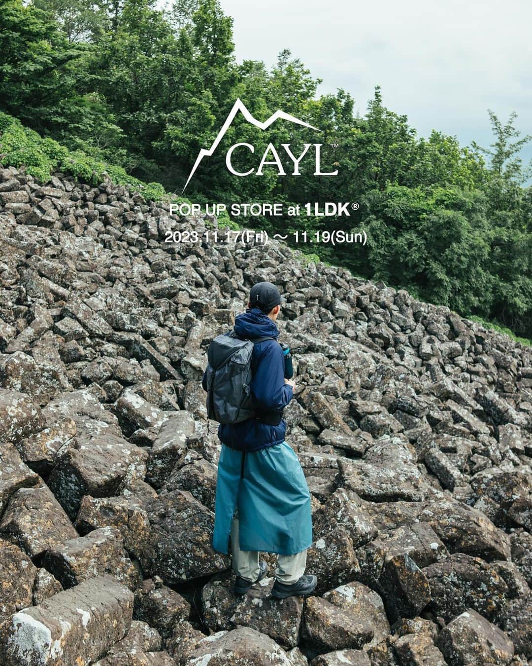のインスタグラム：「2023年11月17日(金)から韓国発アウトドアブランド〈 CAYL 〉のPOP UP STOREを1LDKにて開催します。 ⁡ 〈 CAYL 〉 CAYL(ケイル)は2011年より韓国でスタートしたアウトドアブランド。 クライミング、トレイルランニング、ハイキングを生活の基盤としたチームで立ち上げ、 山と街をボーダレスに行き来するスタイルを提示しています。 ⁡ 店舗: 1LDK (中目黒) 期間: 2023年11月17日(金)〜19日(日) 開店時間: (金)13:00〜19:00 / (土日)12:00〜19:00 ⁡ 下記日時はCAYLデザイナーのLEEさんが在店いたします。 11/17(金) 15:00～19:00 11/18(土) 12:00～16:00 ⁡ 本日BLOGを公開します。 ストーリーズのリンクより是非ご覧ください。 ⁡ #CAYL @cayl_official #1ldk #1ldknakameguro #1ldkshopofficial」