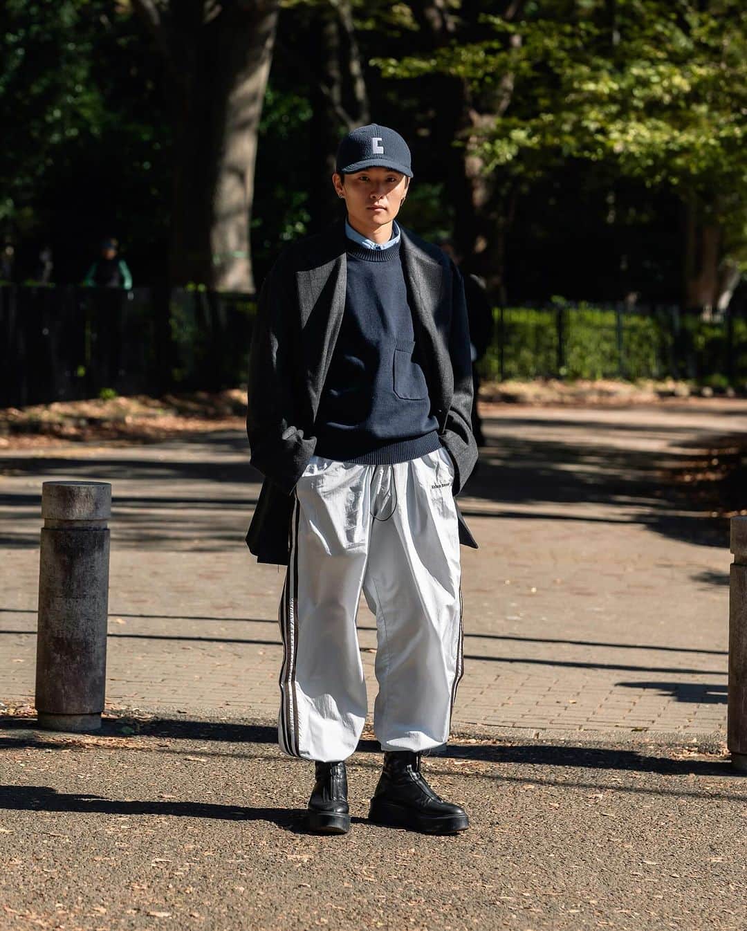 Ryoのインスタグラム：「Today's ㅤㅤㅤㅤㅤㅤㅤㅤㅤㅤㅤㅤㅤoutfit🚶 jacket : @ssstein_design  vest : @_sagenation  shirt : @a.presse_ × @everyone.tokyo  pants : @walesbonner × @adidasoriginals  cap : @the_clesste shoes : @therow  ㅤㅤㅤㅤㅤㅤㅤㅤㅤㅤㅤㅤㅤ #clesste #sagenation  #apresse #everyone #adidas #therow」
