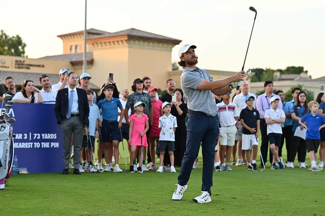 トミー・フリートウッドのインスタグラム：「Yesterday was EPIC as we celebrated one full year of the Tommy Fleetwood Academy at the DP World Golf Performance Centre 🤩🎉  Thank you to @officialtommyfleetwood and everyone part of the Academy for making our first birthday one to remember and for an unforgettable year growing the sport we all love 🏌️‍♂️  We can’t wait to see what the next year will bring 😍  #TeamTFA for life! 🤝⛳️  #TFA #DPWGPC #JGE」