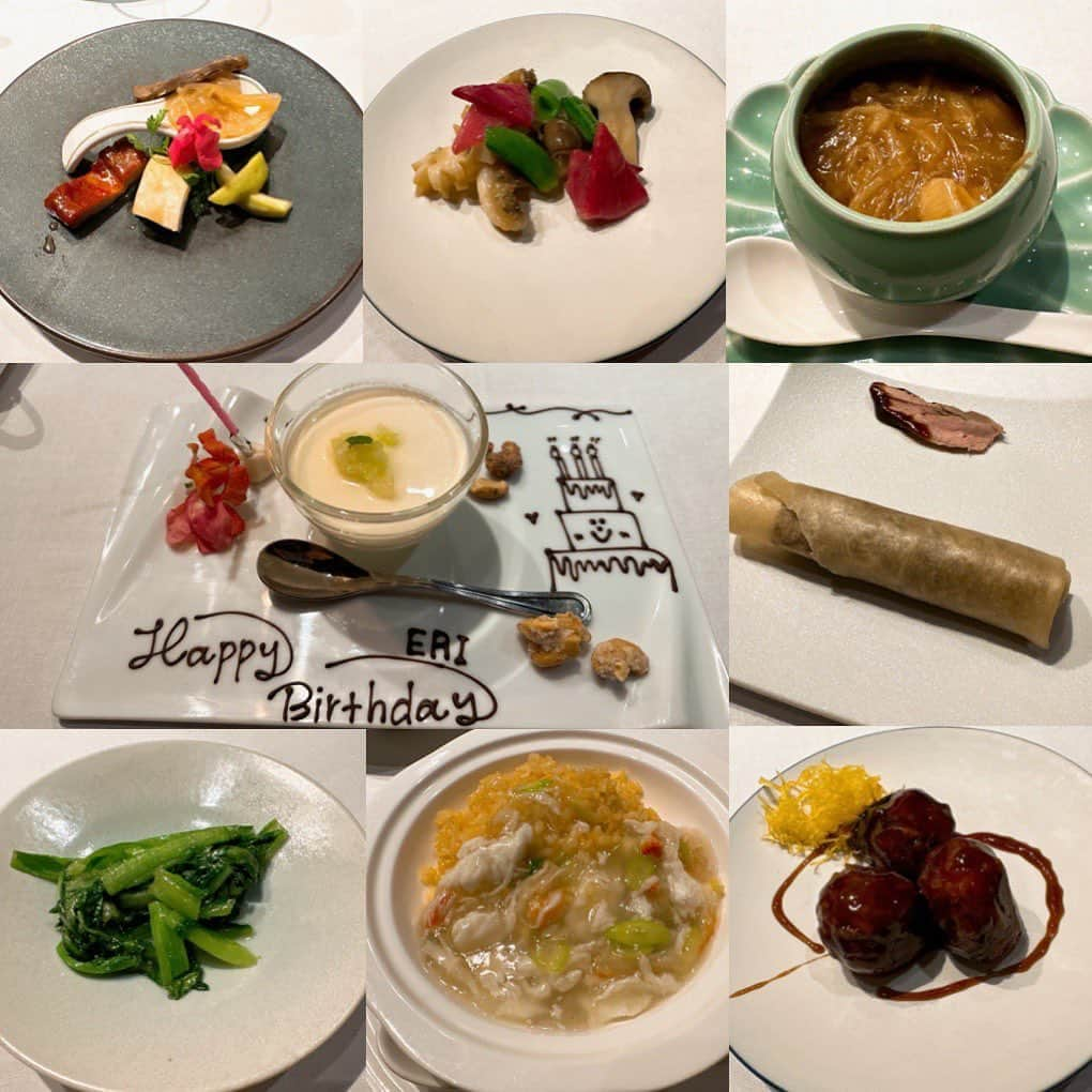 桃瀬えりなのインスタグラム：「早めBirthdayお祝いとプレゼントありがとう💕毎年ありがとね🫶  中国飯店さんの北京ダックやっぱり最高✨来週も行く予定なの楽しみ💓  #birthday #gourmet #friend #follow #followme #六本木 #中国飯店 #グルメ #バースデーお祝い #仲良し」