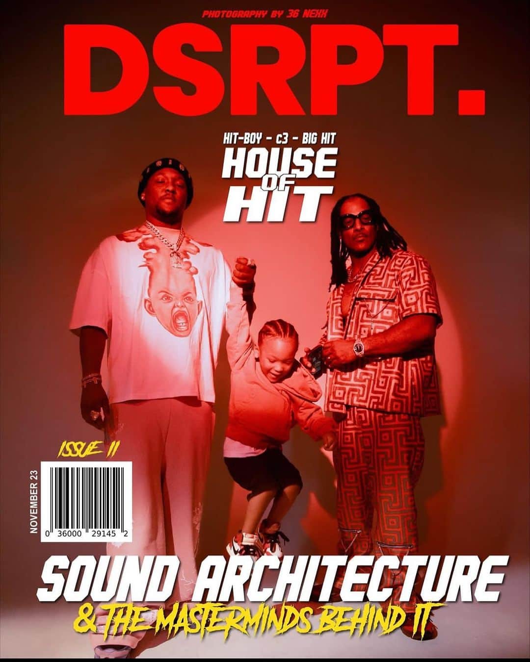 Hit Boyのインスタグラム：「Cover of DSRPT. wit my son and my pops」