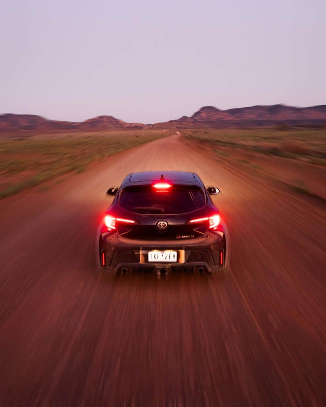 Toyota Australiaのインスタグラム：「It’s born and bred for motorsport, but the GR Corolla also enjoys dreamy sunset drives 😉 @henry_kidman」