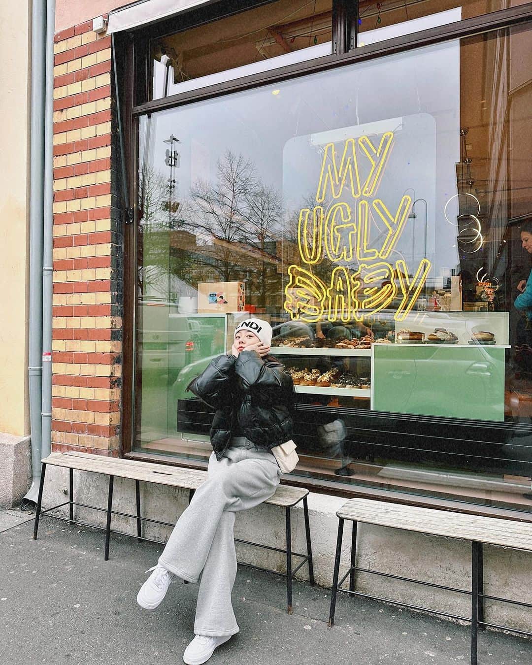 ユ・ボファのインスタグラム：「딱 1년전 오늘🇳🇴♥️」
