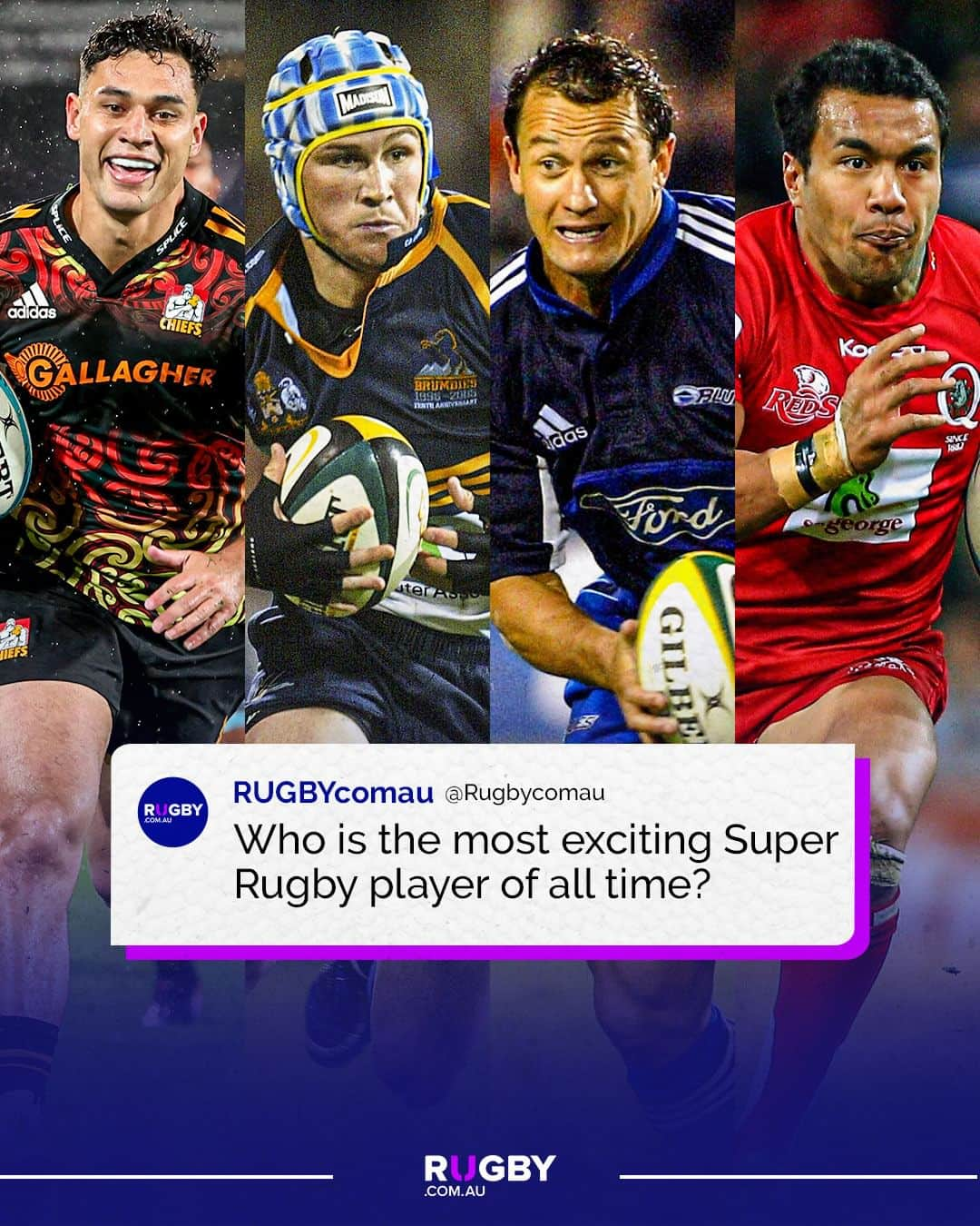 ラグビーオーストラリア代表のインスタグラム：「Whose highlights first came to mind? 🤔  Let us know below 👇  #SuperRugbyPacific」