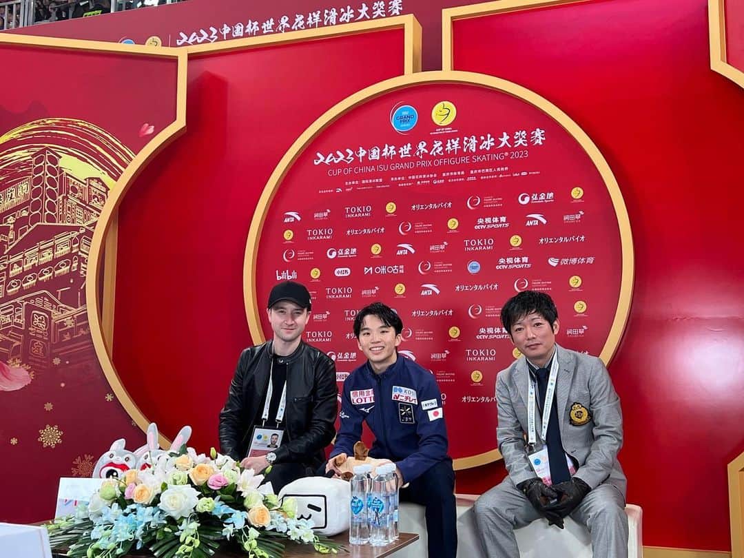 友野一希のインスタグラム：「. 中国杯🇨🇳 沢山の応援ありがとうございました！  #gpfigure  #cupofchina」