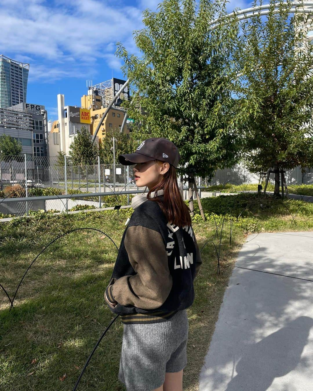 植田真白のインスタグラム：「展示会で頼んだ🧢届いたやっぱりちょーかわいい☀︎」