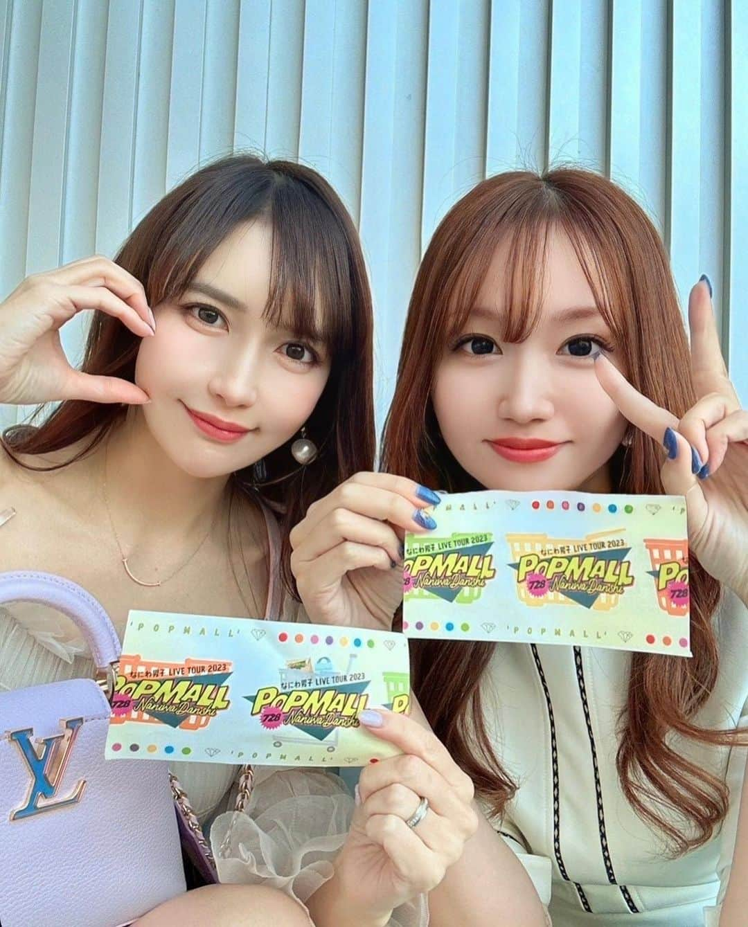 momoのインスタグラム：「なにわ男子 LIVE TOUR 2023 POPMALL in Fukuoka🛍️ 2日目✌🏻 POPMALL完走。最後の最後まで見届けられて良かったな💞本人たちもオタクたちもみーんなお疲れ様でした🥰 恭平ちゃん！！！たくさんの思い出ありがとうございました！！！！  . #なにわ男子livetour2023popmall #popmall #pop魂 #なにわ男子 #高橋恭平 #藤原丈一郎 #道枝駿佑#なにふぁむさんと繋がりたい#高橋恭平のある生活#おたく#オタ活#推し活#仙台#マリンメッセ福岡#参戦服#参戦服コーデ #fukuoka#snidel」