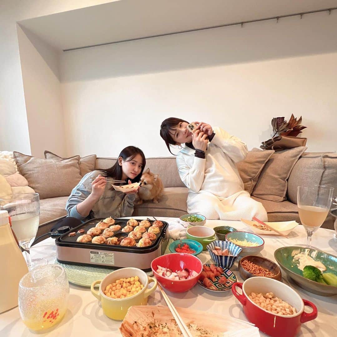 天木じゅんさんのインスタグラム写真 - (天木じゅんInstagram)「🐙  この前、私のお家でまり、りおちとたこ焼き❤️👶🏻 みんなで長ーい時間一緒に過ごせてリラックス😌 いつもありがとう😊  #天木ごはん #たこぱ #たこ焼きパーティー #たこ焼き」11月14日 20時28分 - jun.amaki
