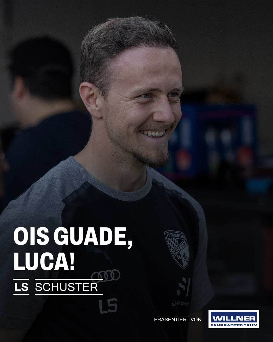 FCインゴルシュタット04のインスタグラム：「Happy Birthday, Luca #Schuster! 🥳🎉 Unser Athletiktrainer wird heute 29. Die #Schanzer sowie das @willnerfahrradzentrum wünschen dir alles Gute. Lass dich feiern und genieße deinen Ehrentag! 🎂🖤❤️ . . #Schanzer #schanzerdassindwir #schanzerfürimmer #Ingolstadt #FCI #FCIngolstadt #soccer #fussball #football #futbol #Liga3 #3Liga #happybirthday #geburtstag #lucaschuster #schuster」