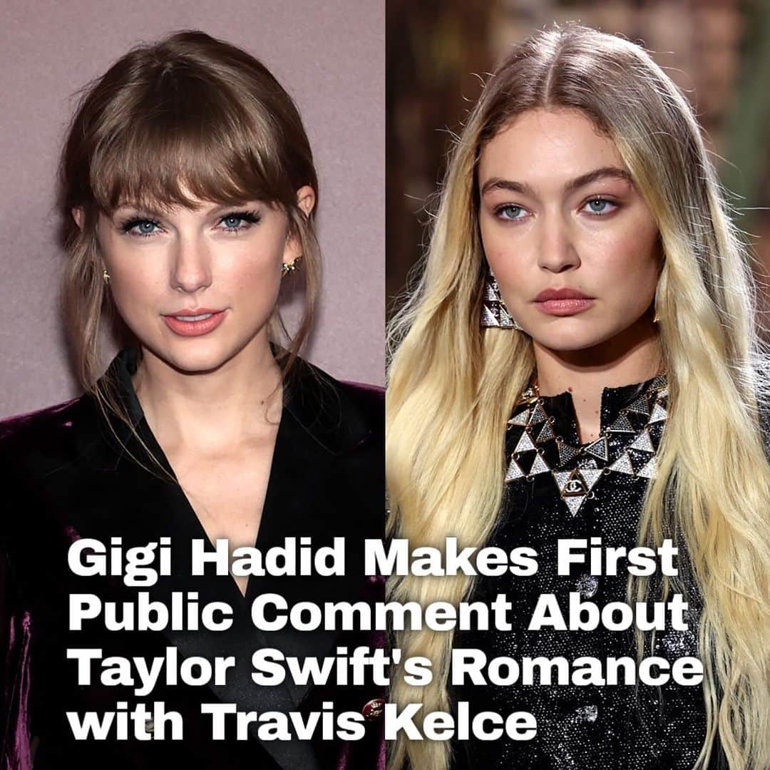 Just Jaredさんのインスタグラム写真 - (Just JaredInstagram)「Gigi Hadid is speaking out to dispel a false rumor that has surfaced about her thoughts on Taylor Swift’s romance with Travis Kelce. Get the back story, plus Gigi’s comments, at the LINK IN BIO. #GigiHadid #TaylorSwift Photos: Getty」11月14日 16時48分 - justjared