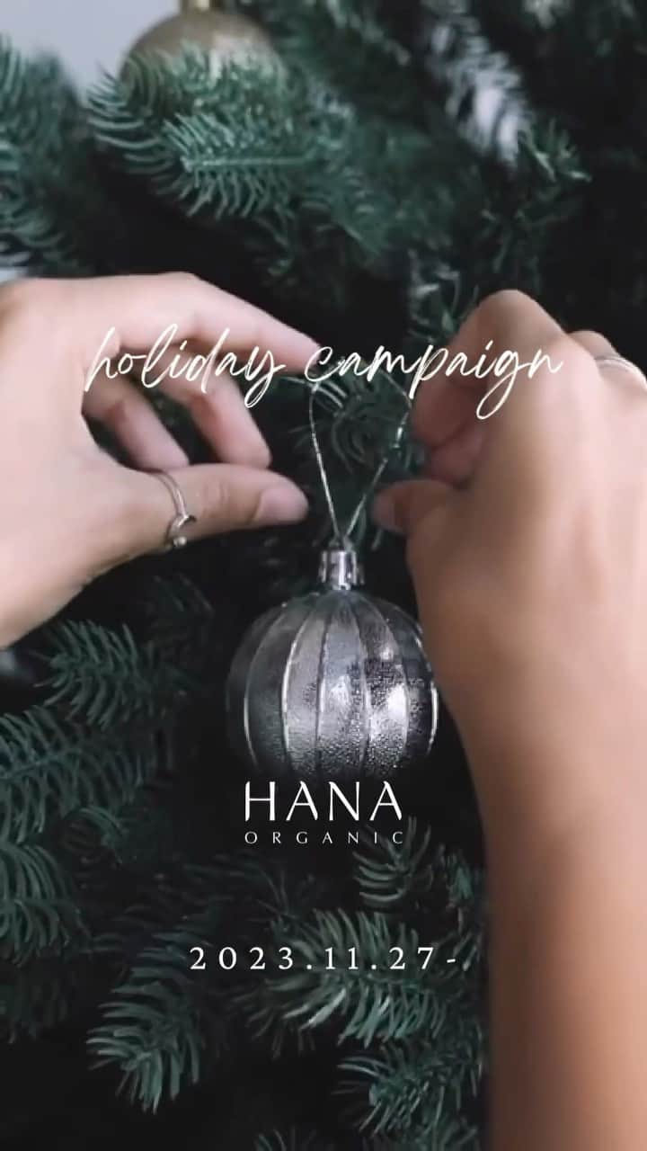 HANA ORGANICのインスタグラム：「Holiday Campaign COMINGSOON.」