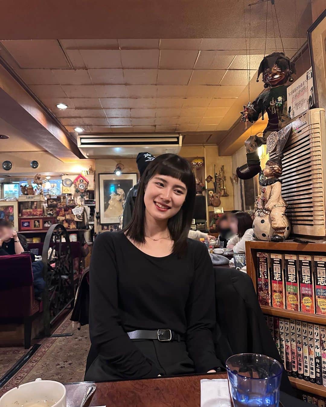 永田凜のインスタグラム：「最近は喫茶店巡りにハマってるの☕️（珈琲飲めないけど！」