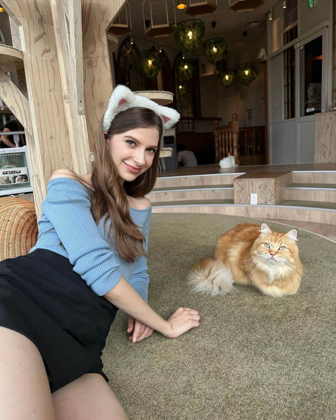 カロリーナさんのインスタグラム写真 - (カロリーナInstagram)「@mocha.harajyuku @catcafemocha の猫カフェ行ってきたよ〜🐱💗 猫好きにはたまらない癒しスポット✨ お友達との待ち合わせまでやちょっとした時間潰しにもぴったり🤭 皆さんもぜひ可愛い猫ちゃんたちに癒されに行ってみてね〜🤍  #猫カフェ　#猫カフェmocha  #PR  #原宿猫カフェ　#原宿カフェ」11月14日 19時00分 - karolina0824