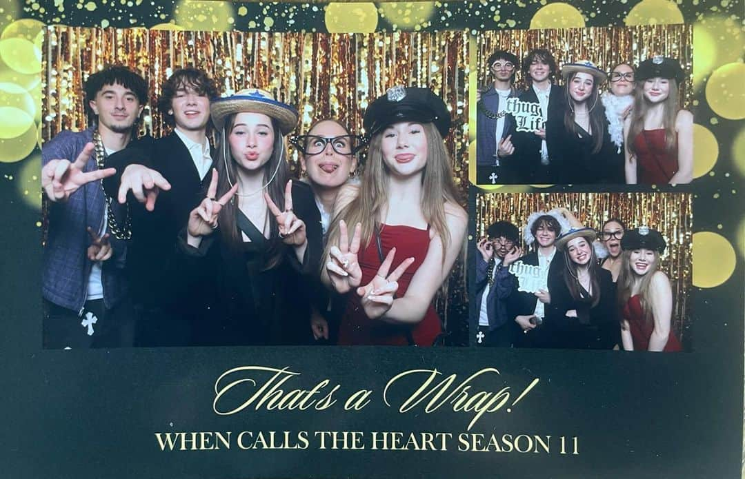 クリスチャン・マイケル・クーパーのインスタグラム：「What an awesome way to celebrate the wrap for Season 11 @wcth_tv 🎉🎉 Getting to celebrate with friends and my When Calls The Heart fam.  #hearties @wcth_tv @schearthome @hallmarkchannel」