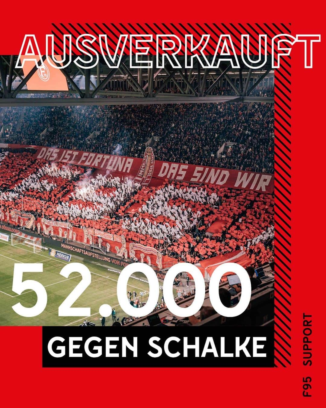 フォルトゥナ・デュッセルドルフのインスタグラム：「🔜 Volle Hütte nach der Länderspielpause 🔥🙏 • • #f95 #fortuna #F95S04 #2Bundesliga」