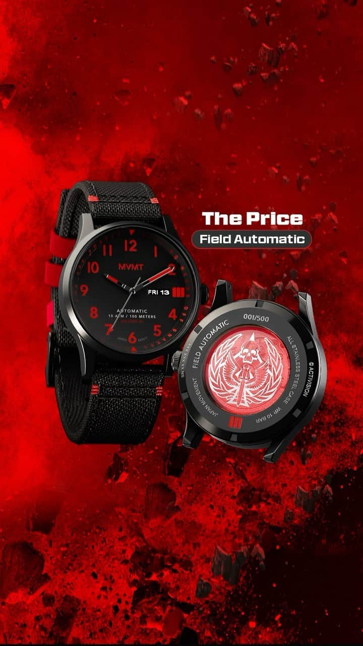 MVMTのインスタグラム：「Shop MVMT x @callofduty: Modern Warfare III limited edition watches, The Price and The Makarov.」