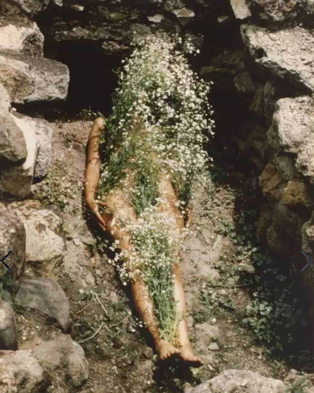 ローラ・ベイリーのインスタグラム：「Inspirational evening.  Listening, learning….  How Do We  Solve The Climate Crisis ? A conversation with @clientearth_ 🍃  @_ladbrokehall  @brianeno   Follow & check out ~ www.clientearth.org  Ana Mendieta Untitled (from the Silueta series) 1973-1977」