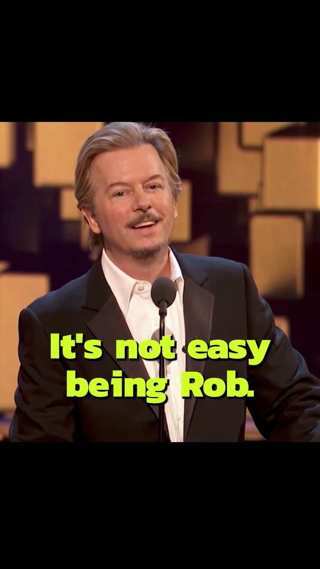 デヴィッド・スペードのインスタグラム：「Posting some of my jokes from the old Rob Lowe Roast this week. p.s. New Tour Dates announced soon」