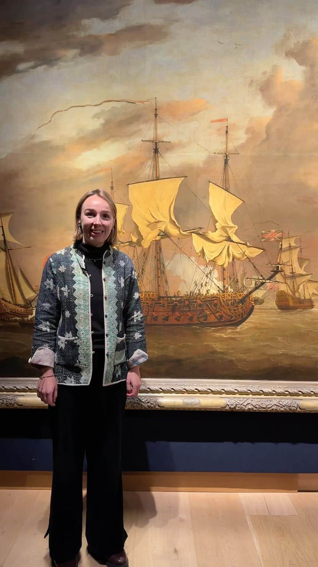 クリスティーズのインスタグラム：「The Ombersley Van de Veldes. ⚓️  A highlight of the ‘Ombersley Court: The Collection of Lord and Lady Sandys’ sale is a group of naval scenes by Willem van de Velde the Younger and Studio, which have been with the family since the late 17th century.  These four monumental works belong to a series of seven paintings commissioned by Admiral Edward Russell for his house, Chippenham Hall, near Cambridge between circa 1693 and 1698.  🗓Ombersley Court: The Collection of Lord and Lady Sandys, Live Auction: 29 Nov 2023.   📍View at Christie’s Kings Street from 24-28 Nov.  #OmbersleyCourt #VandeVeldes」
