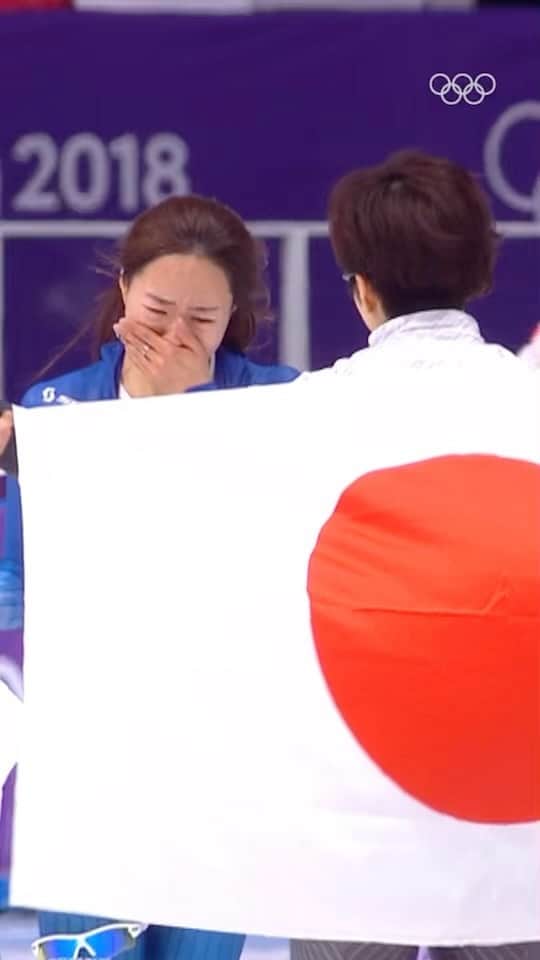 オリンピックのインスタグラム：「The eternal friendship between the two athletes transcends competition and is an example for all young athletes out there.🥰  Also, @nao.kodaira will be a #Gangwon2024 athlete role model and @sanghwazz will be the co-president of the #Gangwon2024 #YouthOlympics! ⛸  Learn more by clicking the article linked in the bio!」