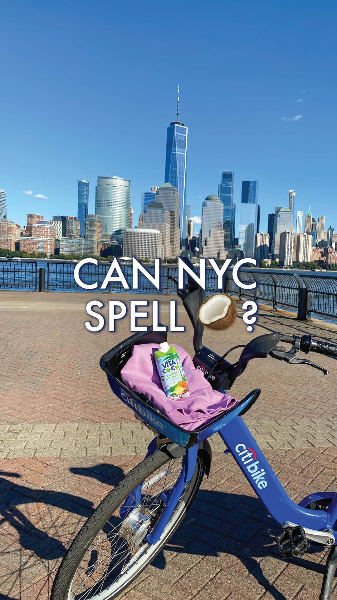 Vita Coco Coconut Waterのインスタグラム：「Trying to nail the perfect spelling can be harder than opening a 🥥 We brought our pop-up spelling challenge to the bustling streets of Times Square, where we surprised folks with an impromptu spelling showdown. Can you spell ‘coconut’? Drop your attempt below!👇」