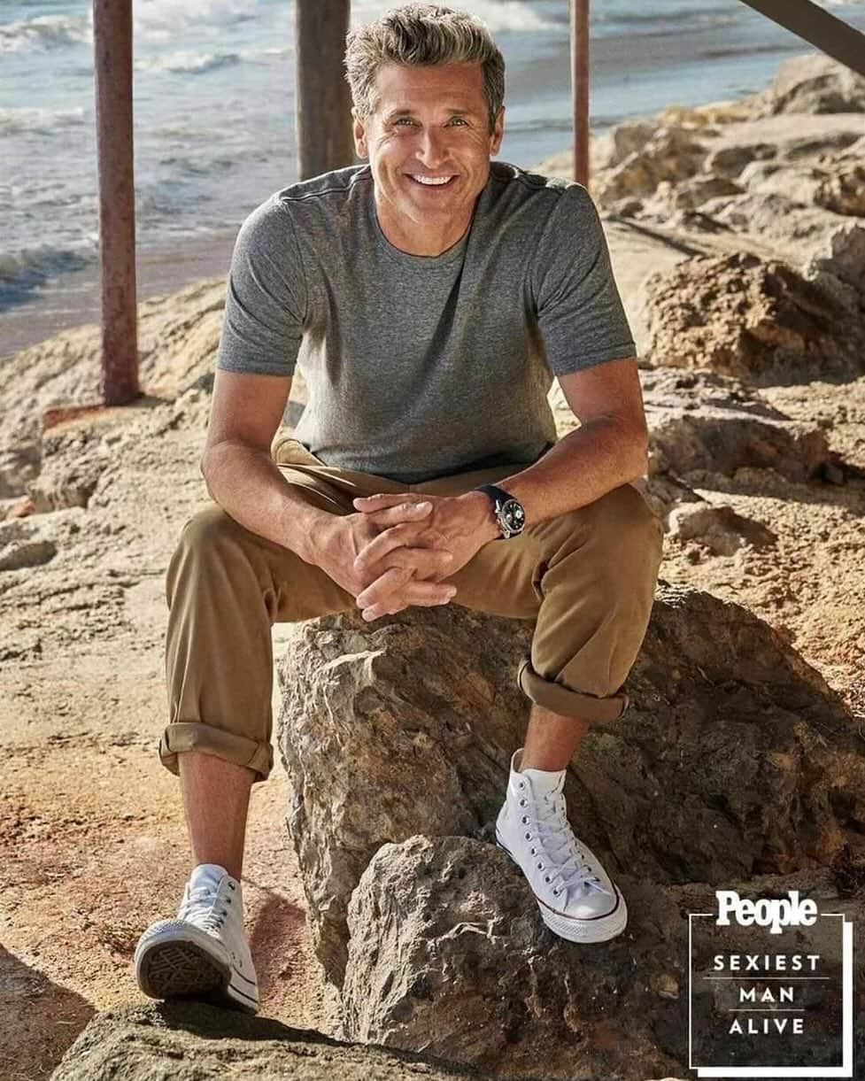 Fred Segalさんのインスタグラム写真 - (Fred SegalInstagram)「@people's 2023 Sexiest Man #patrickdempsey captured in @goodlifeclothing - shop premium tees and more at FREDSEGAL.com.」11月15日 5時24分 - fredsegal