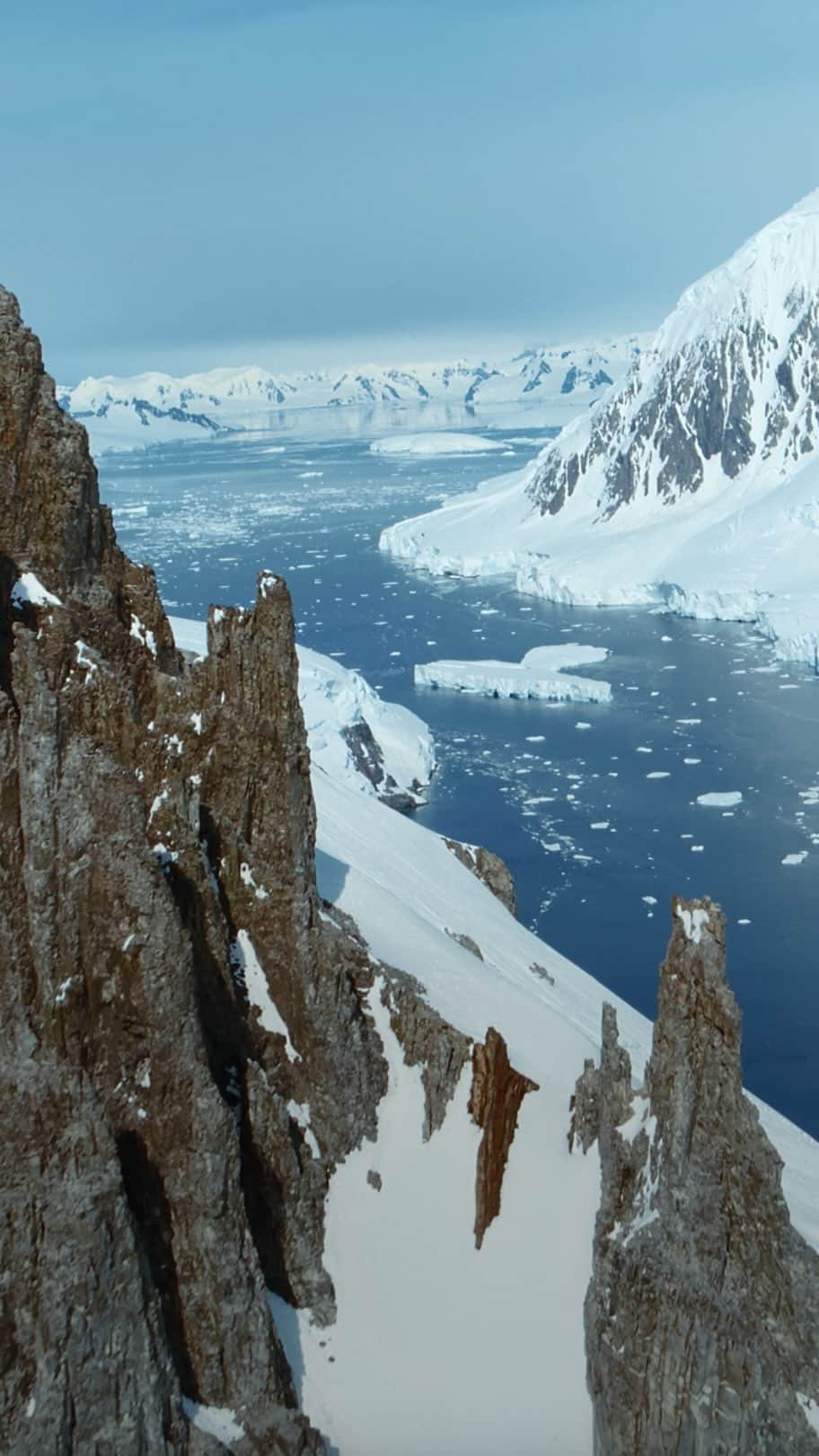 ナショナルジオグラフィックのインスタグラム：「How can we protect the polar regions and fight climate change?   Nat Geo Explorer and wildlife filmmaker @bertiegregory spoke with President @emmanuelmacron and leading scientists at the One Planet Polar Summit to find out. Watch the full video on YouTube at the link in bio. #OnlyNatGeo」