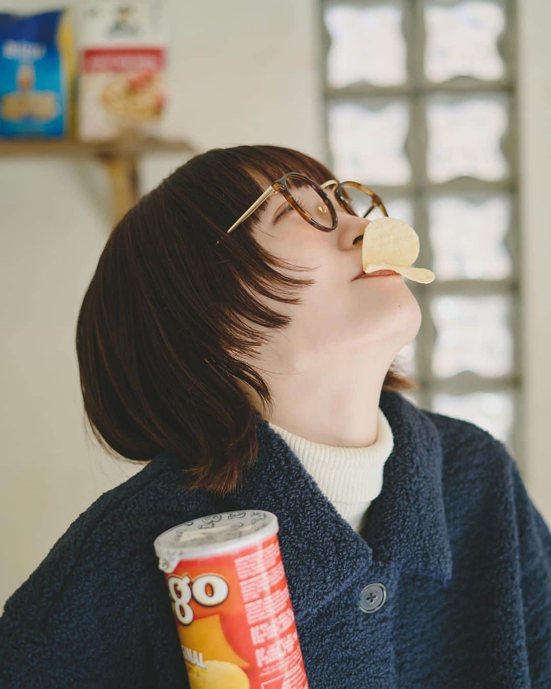 村濱遥のインスタグラム：「プリングルズは サワークリームがすき 😽🫶  📷 @eri_krmc」