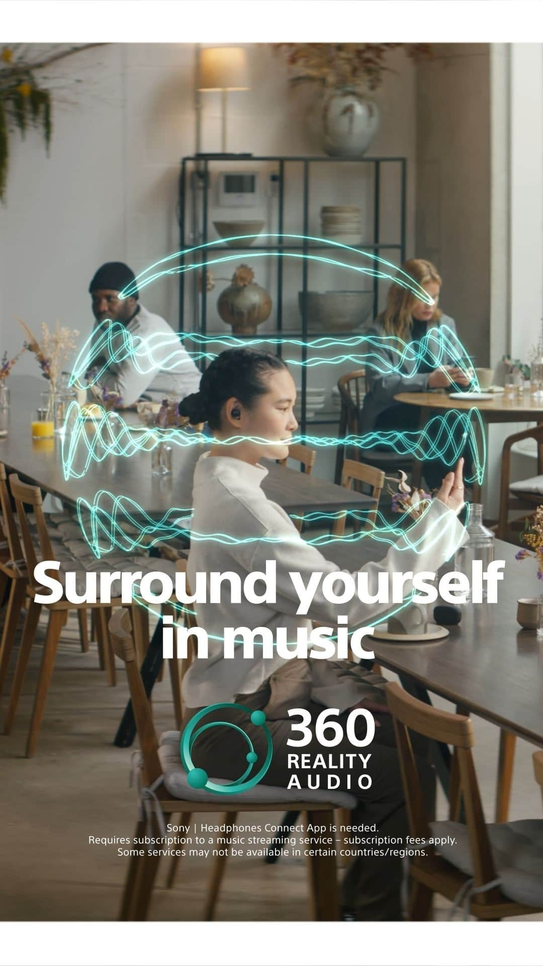 Sony Mobileのインスタグラム：「The best partner for music lovers, let music envelope your senses with the 360 Reality Audio experience of Xperia 1 V and WF-1000XM5.  #Sony #Xperia #SonyXperia #Xperia1V #WF1000XM5 #360RA」