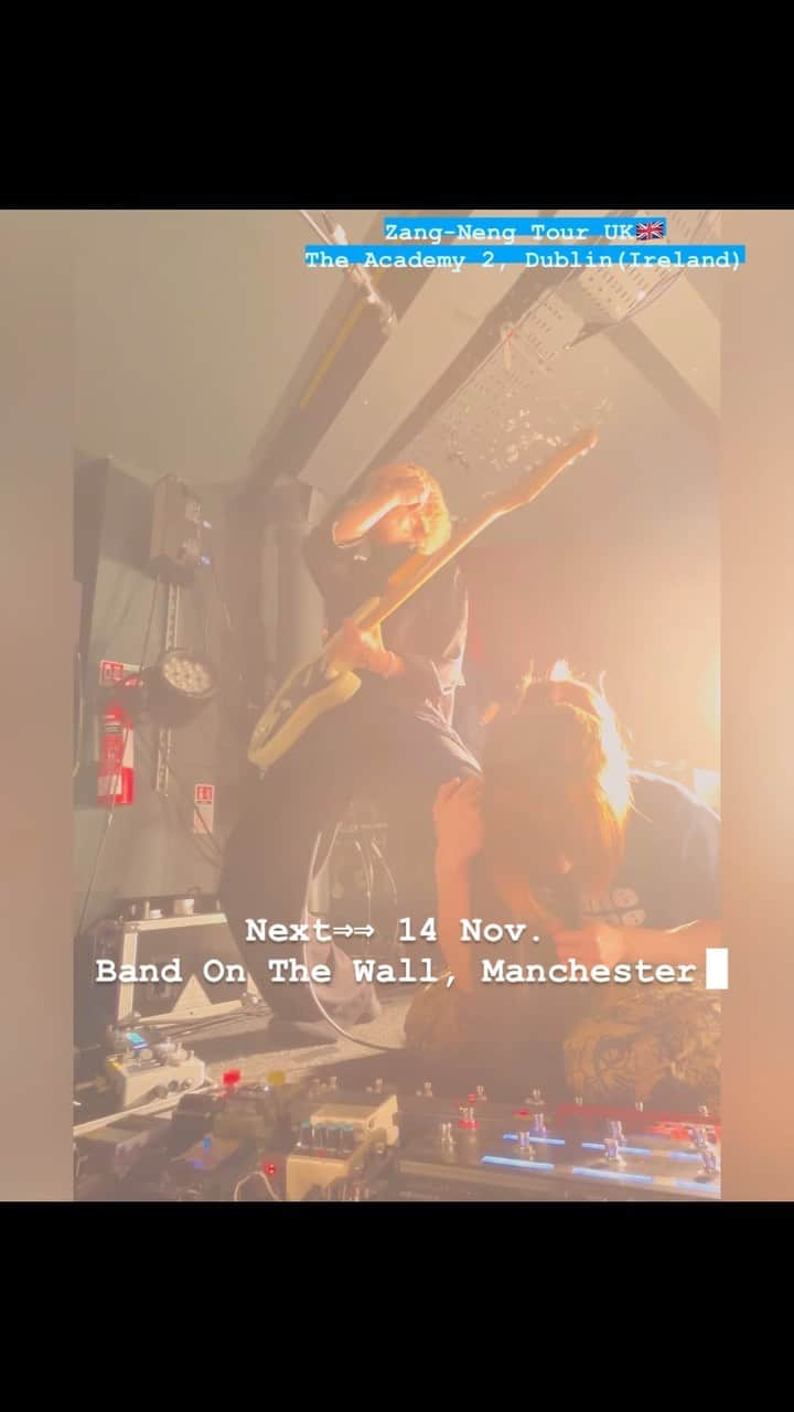 キダモティフォのインスタグラム：「I was so glad to see, hear you guys.  Thank you Dublin, we'll be back soon again!!🫶  Zang-Neng Tour in UK🇬🇧  4.11 Mutations Festival, Brighton 5.11 Heaven, London 7.11 Joiners, Southampton 9.11 Exchange, Bristol 10.11 Clwb Ifor Bach, Cardiff  11.11 Arts club, Liverpool 13.11 The Academy 2, Dublin(Ireland) ------------------------------ 14.11 Band On The Wall, Manchester 15.11 Belgrave Music Hall, Leeds 17.11 The Glove, Newcastle 18.11 Classic Grand, Glasgow 20.11 Bodega, Nottingham 21.11 Hare & Hounds, Birmingham  #tricot #tricot_band」