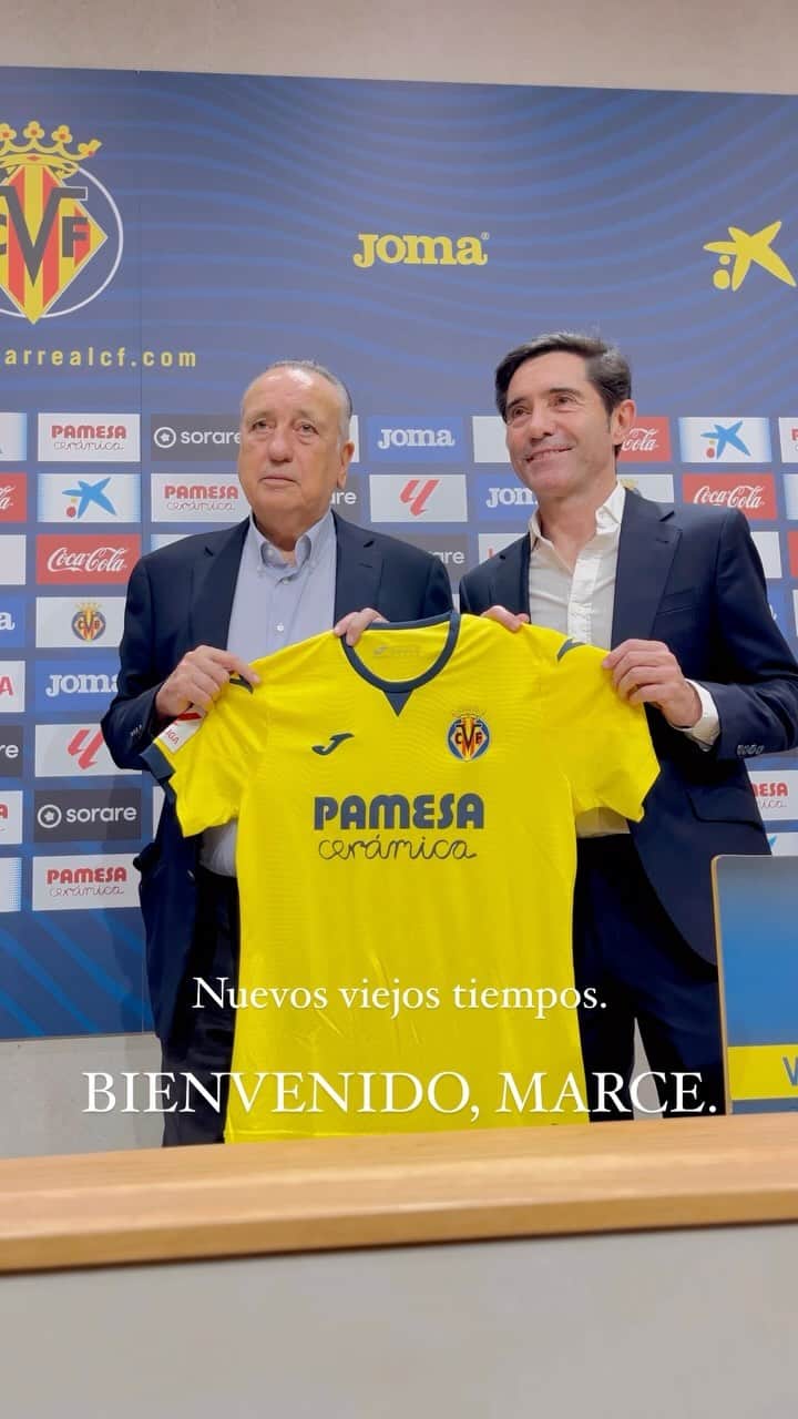 ビジャレアルCFのインスタグラム：「Nuevos viejos tiempos.  BIENVENIDO, MARCE 💛.」