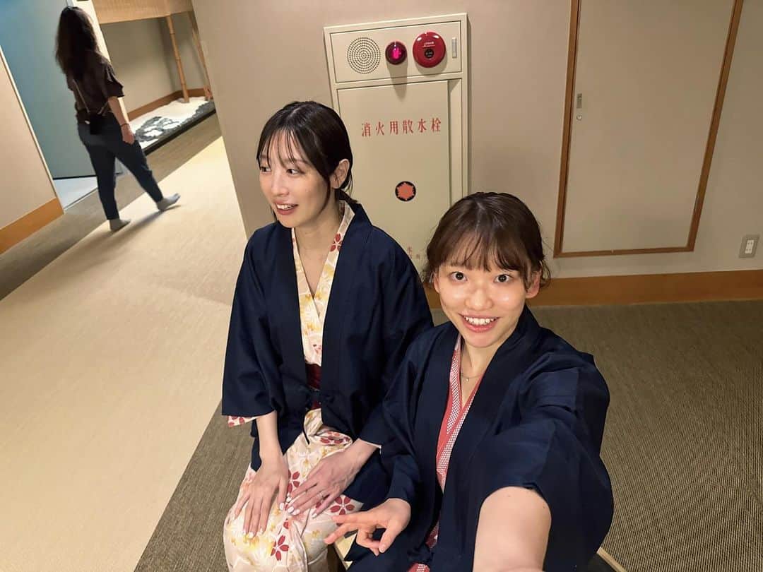 早坂梢依のインスタグラム：「. 📍湯めぐりの宿 修善寺温泉 掛川 @katsuragawa_shuzenji   全てにおいて大満足の旅館だった！！！  #ころすけ卓球最強説」
