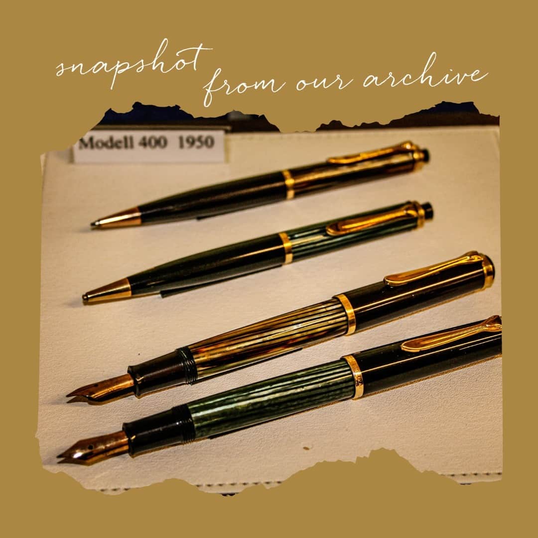 ペリカンのインスタグラム：「📸 Taking a trip down memory lane with these exclusive behind-the-scenes snapshots from our archives. 🕰️✨ Uncover the hidden gems that capture the essence of Pelikans journey. #MemoriesInPictures  This picture shows Souverän modells from 1950...  #PelikanPassion #SnapshotFromOurArchive」