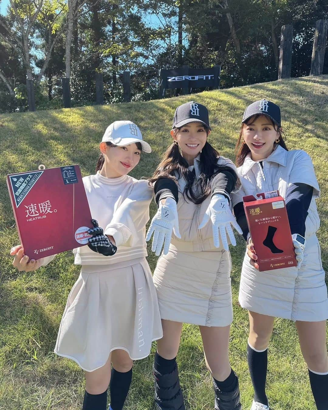 保坂玲奈さんのインスタグラム写真 - (保坂玲奈Instagram)「18ホール全てがイベントのコンペ⛳ @linkth_golf  てんこもりで楽しかった〜✨ 当日は @irishman.jp のファッションショーも出させてもらったよ🫶」11月14日 22時12分 - __renao_0707