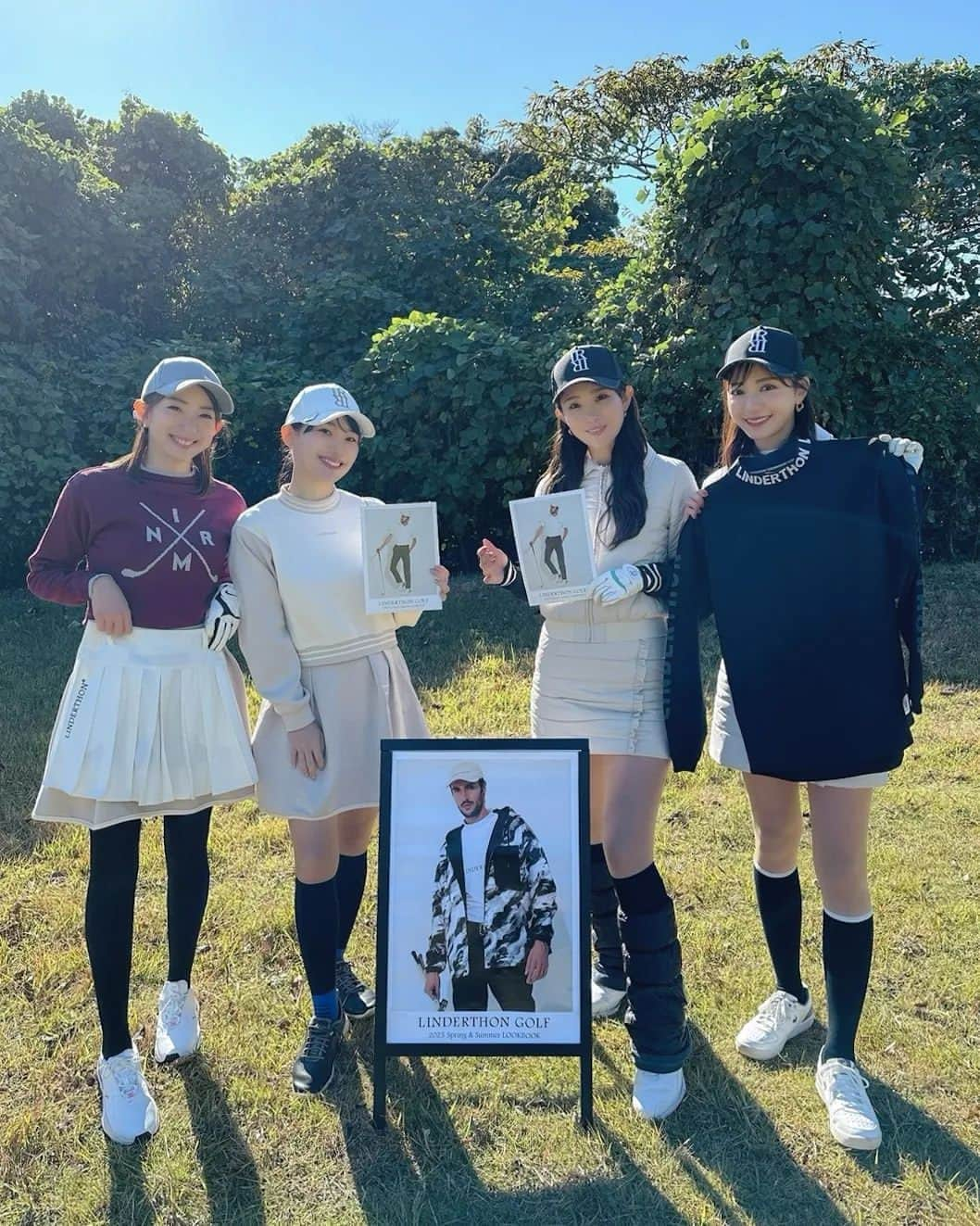 保坂玲奈さんのインスタグラム写真 - (保坂玲奈Instagram)「18ホール全てがイベントのコンペ⛳ @linkth_golf  てんこもりで楽しかった〜✨ 当日は @irishman.jp のファッションショーも出させてもらったよ🫶」11月14日 22時12分 - __renao_0707