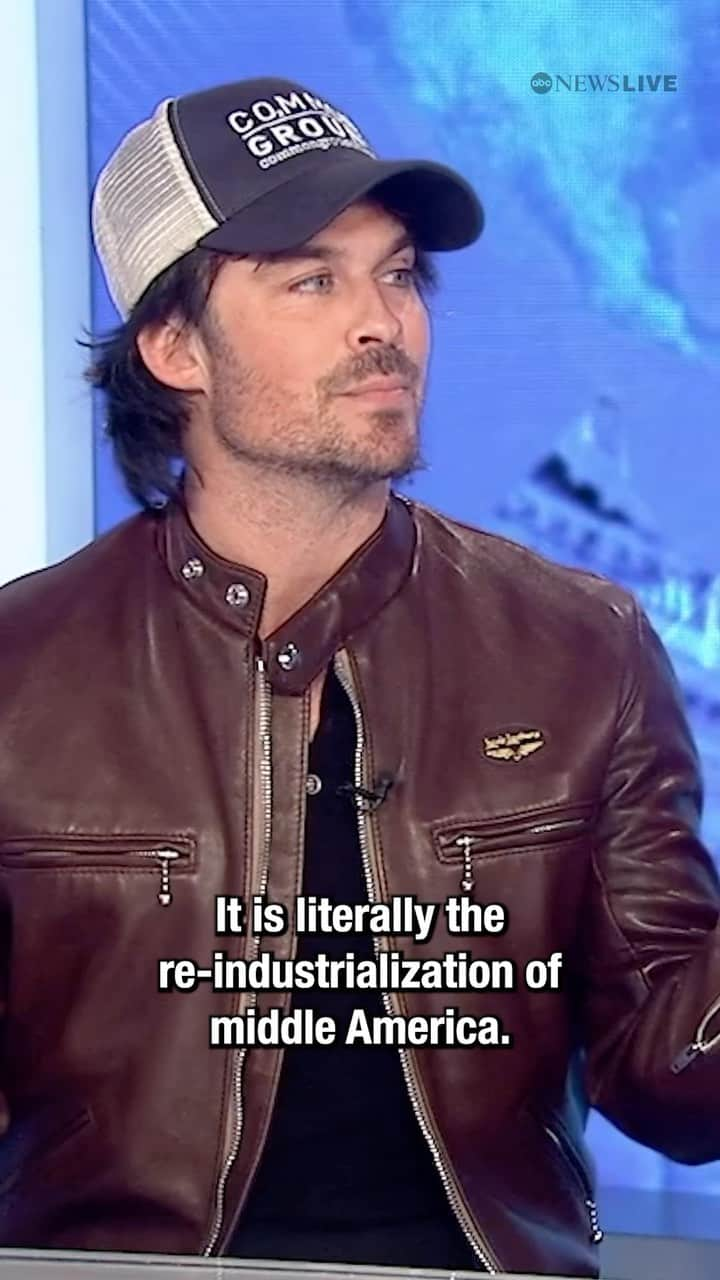 イアン・サマーホルダーのインスタグラム：「Actor and environmentalist @iansomerhalder and Film Director @joshtickell are using their fame to help farmers, shining a light on stories to save our soil in their new documentary “Common Ground.”  “We have an opportunity to bring healthy food to millions of Americans.”」