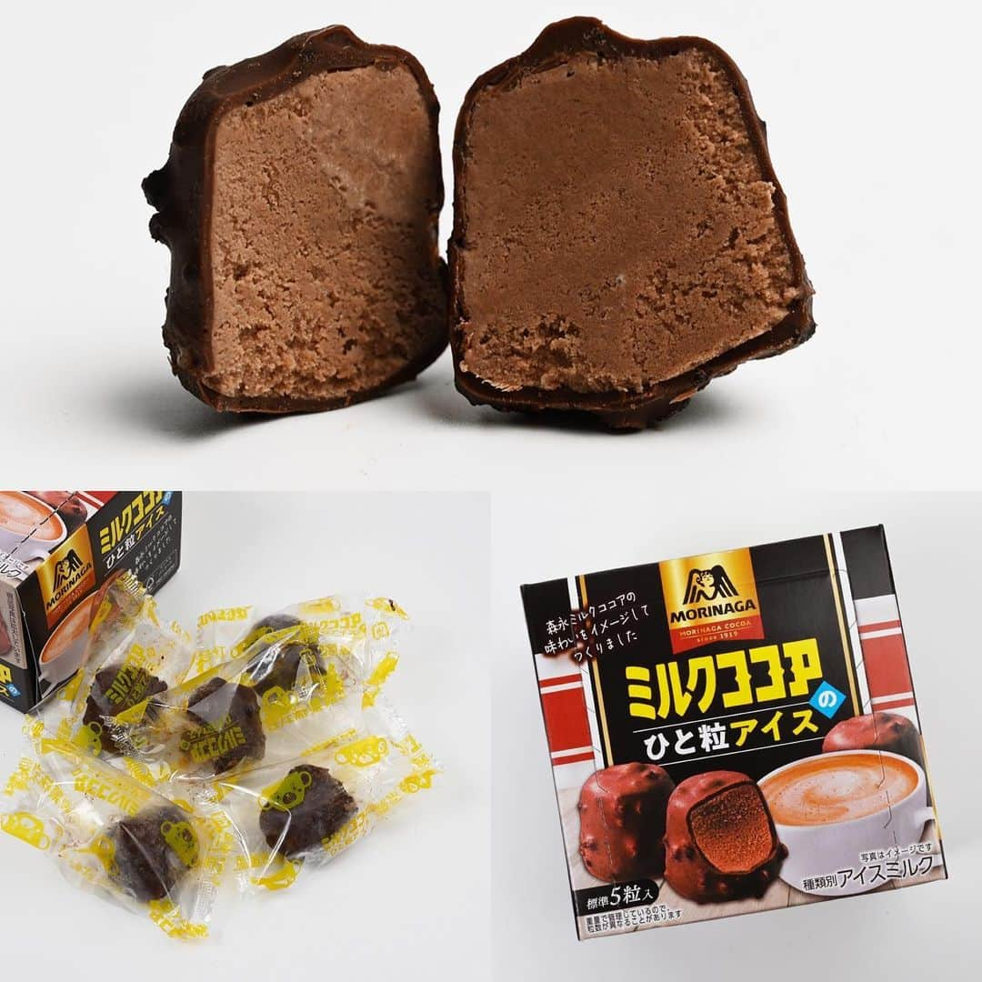 アイスマン福留のインスタグラム：「「森永ミルクココア」の味わいをイメージしたファミマ限定のひと粒アイス『ミルクココアのひと粒アイス』うまうま！😋  ミルクココアの味わいをしっかりと再現しています。チョコに混ぜ込んだブラックビスケットクランチも良いアクセント！数量限定の商品なので食べたい人はお早めに～！  #ミルクココア #森永ミルクココア #ココアアイス #ひと粒アイス #ブラックビスケット #クランチチョコ #森永製菓 #新作アイス #コンビニアイス #スイーツ #アイス #デザート #グルメ #アイスマニア #アイスマン福留 #icecream #JapaneseIceCream #icecreamlover #icecreamtime #icecreamday #icecreamlove #icecreamporn #JapaneseIceCream #foodporn #foodie #instafood #foodstagram #yummy #yum #delicious #foodphotography」