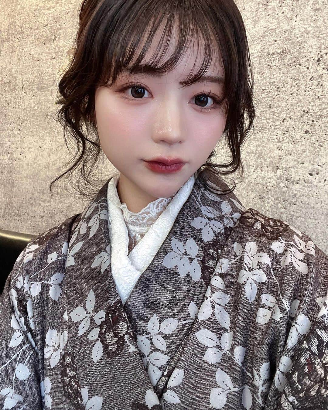 斎藤みらいのインスタグラム：「ラスト👘🤎更新しすぎだね🫣🫣」