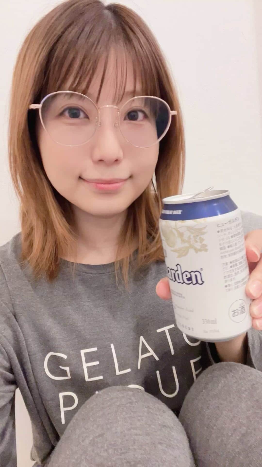 天野麻菜のインスタグラム：「ビール女子。3661」